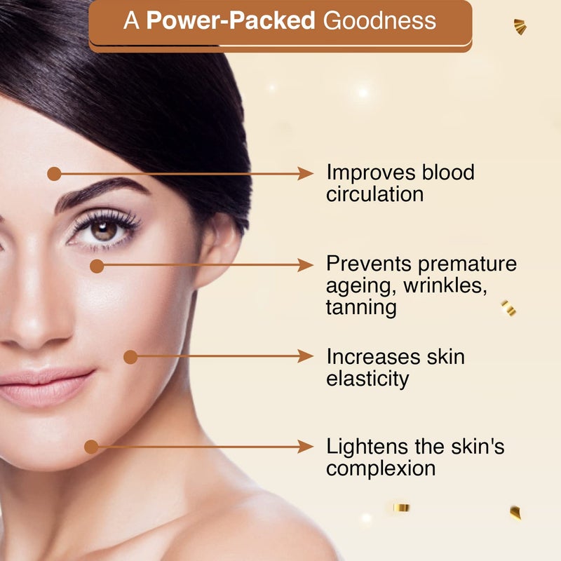 Aryanveda 24 Carat Gold Bleach Cream 400g Apricot Whip Moisturizing Cream 90g - Image 4