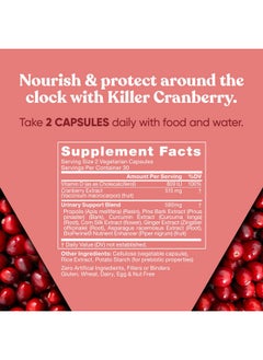 Eu Natural Killer Cranberry Urinary Tract Supplement Clinically Studied Ingredients 9 Extract Uti Defense Blend For Urinary Tract Health Protection 60 Fastacting Cranberry Pills For Women & Men  - Image 4