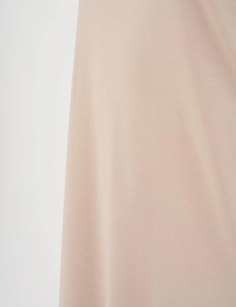 Kayra Crew Neck Jersey Dress Stone