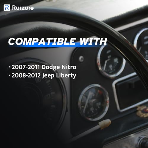 Ruizure Front ABS Wheel Speed Sensor Left Right fit for 2008 2009 2010 2011 2012 Jeep Liberty, 2007 2008 2009 2010 2011 Dodge Nitro, Driver Passenger Side, ALS1916, 2pcs - Image 2