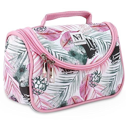 NFI essentials Makeup Pouch Floral Print Cosmetic Pouch Vanity Case Jewellery Pouch Stationery Pencil Case Travel Organiser Travel Pouch Bridal Gift - Image 1