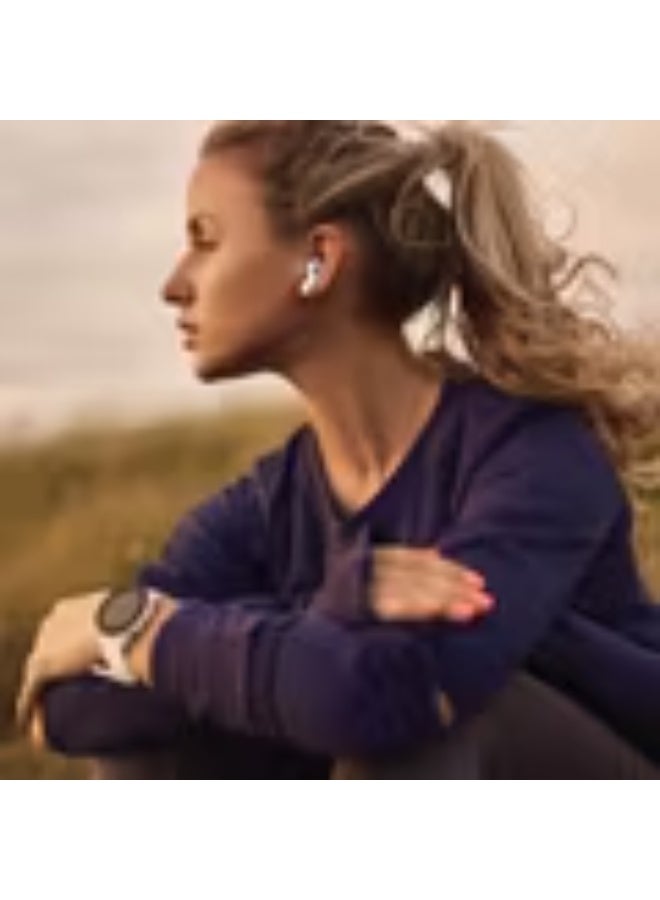 GREEN LION Earbuds Pro Wireless Earbuds: Comfortable to wear, 25m Bluetooth range, touch control, 5-hour playtime, wireless charging, USB-C - White - Image 4