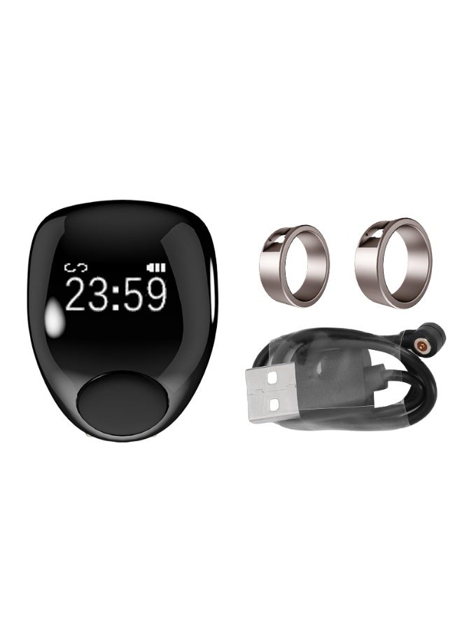 Smart Zikr Ring, Tasbeeh Counter Titanium Alloy Bluetooth 5 Prayer Time Reminder Vibration Alert IP67 Waterproof OLED Display Digital Tally Clicker for (20mm and 22mm) - Image 5
