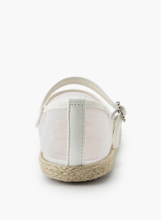 Peppermint Girls Hook & Loop Espadrille Mary Jane Shoes - Image 4