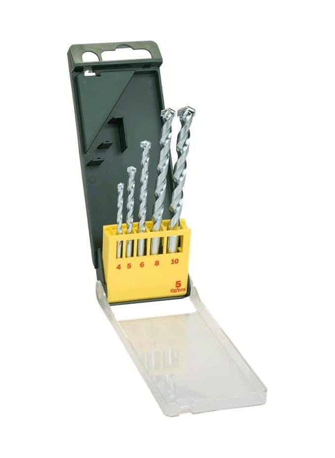 BOSCH Bosch 5-Piece Cylindrical Shank Masonry Drill Bit Set – 2607019439 - Image 2
