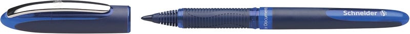 Schneider One Business Rollerball Pen, 0.6 Mm Ultra-Smooth Tip, Blue Barrel, Blue Ink, Blister Pack Of 1 Pen (78303) - Image 2