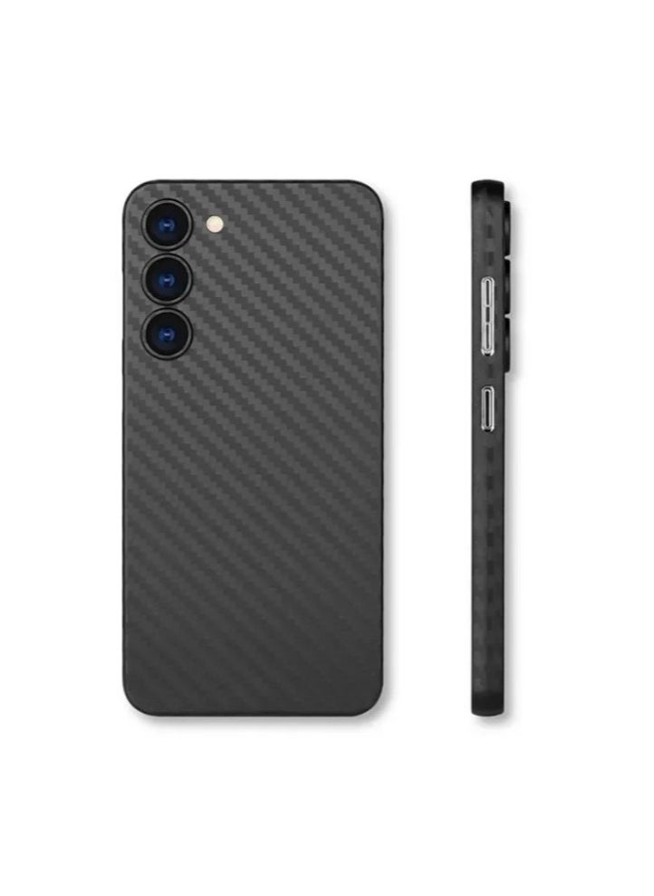 Generic Carbon Fiber Texture Ultra Light Ultra Thin Protective Case Cover for Samsung Galaxy S24 Plus (Black)  - Image 2