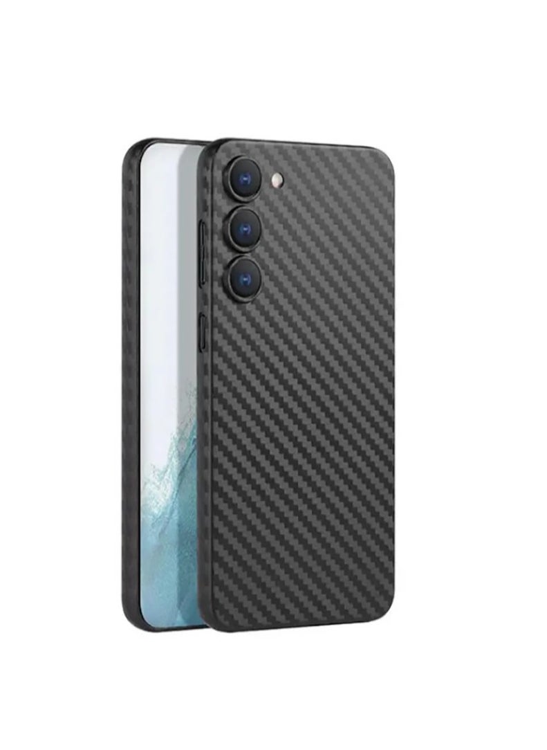 Generic Carbon Fiber Texture Ultra Light Ultra Thin Protective Case Cover for Samsung Galaxy S24 Plus (Black)  - Image 1