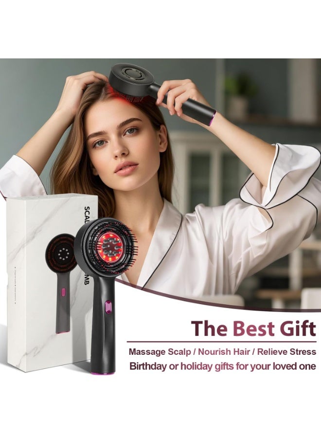 كيلا جهاز تدليك فروة الرأس 3 في 1، أداة توزيع زيت نمو الشعر، فرشاة كهربائية لفروة الرأس للاستخدام المنزلي، جهاز تدليك كهربائي للرأس مقاوم للماء بدرجة IPX7 - Image 4