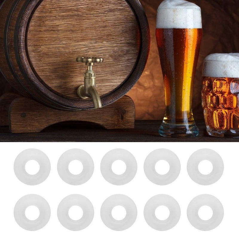 TOPINCN 25Pcs Beer Swing Bottle Gaskets Soft Silicone Rubber Gasket Seals Swing Top Bottles Gasket Home Brew Accessories - Image 3