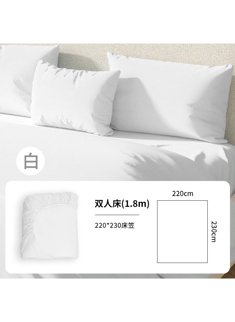 Disposable Bedding Set for Travel and Hotels [white] double fitted sheet independent bag