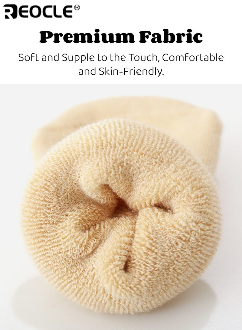 REOCLE Baby's Non-Slip Socks with Gripper Sole and Soft Cuff Design Learning Walking Socks with Loose Fit for Infants Toddlers - Image 4