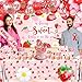 ILUIGGW Strawberry Baby Shower Decorations Berry Sweet Baby Shower Decorations with A Berry Sweet Baby Is On The Way Backdrop Cake Topper Strawberry Plates Balloon Arch Box for Baby Girl - Image 4