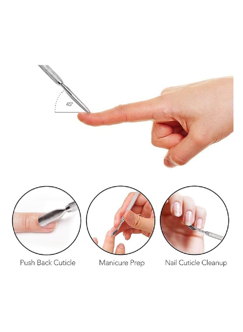 Cuticle Pusher Nail Art And UV Gel Nail Polishing Removal Tool For Nail Polishing Nail Repair Nail Cuticle Trimmer - Image 2