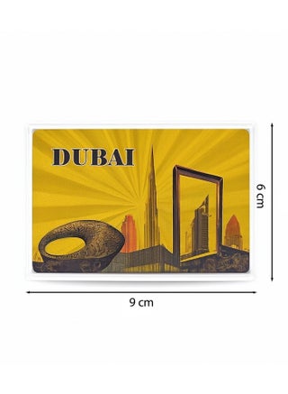Premium 24K Gold Foil Waterproof Dubai Playing Cards Deck featuring iconic Dubai skyline designs and vibrant colors. Durable, stylish, and perfect for travel, return gifts, party favours, collectors, and special occasions. - view 4