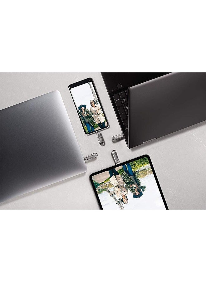 Sandisk - Sandisk Dual hard Drive Luxury USB Type-C 1TB-150MB /s, USB 3.1 Gen 1- High-end silver - Image 1