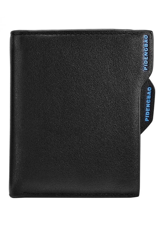 NIBEMINENT Multifunctional Leather Wallet Black - Image 1