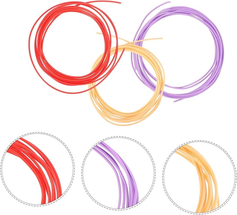 PartyKindom 3 لفات حبر قلم منخفض الحرارة لمشاريع الطباعة ثلاثية الأبعاد DIY ألوان عشوائية - Image 4