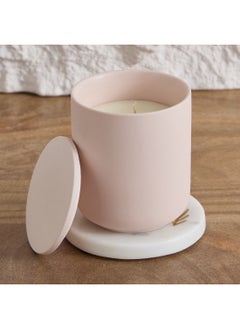 Home Box رورا شمعة زجاجية سيراميك أنغورا نقية 250 جرام  - Image 1