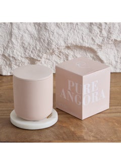 Home Box رورا شمعة زجاجية سيراميك أنغورا نقية 250 جرام  - Image 4