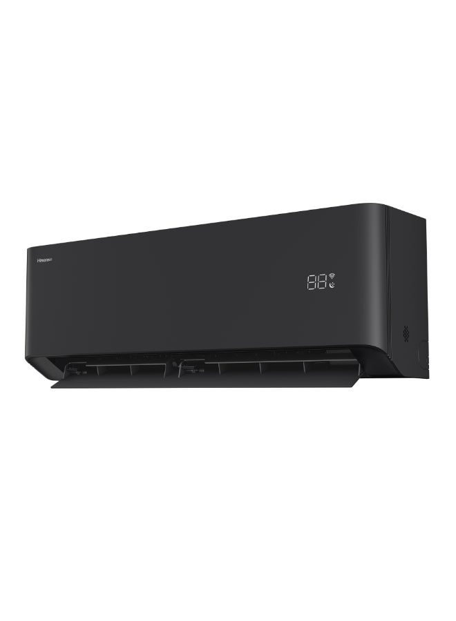 Hisense 1.5 Ton Inverter Split AC,Air Conditioner,18700 BTU with Rotary R32 compressor, Cooling up to 68℃,Elegant Indoor Panel Design,Hi Nano Function,WiFi-connected,4 in 1 filter, Super Mode Fast Cooling, ECO/Smart/Sleep Mode, ESMA 2 Star Energy Saving AS-18TF2RFRPHBB Black - Image 4