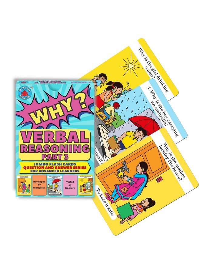 Social Skils, Verbal Reasoning, Narrative Skills | 4 Decks to Teach - Emotions, Level 1, Answer 'Why' Questions, Ask Questions, Story Sequencing | Speak English - Image 5