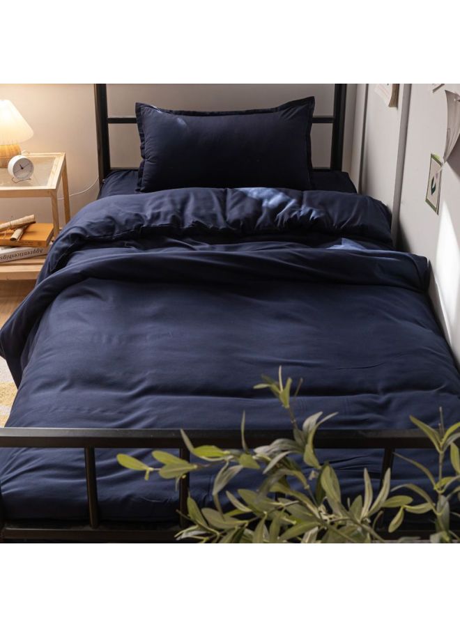 Generic Top And Bottom Bunk Of Dormitory Shelf Bed For College Students-Color:Solid Color-navy Blue-Specifications: - Image 1