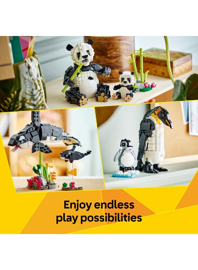 LEGO Creator 3in1 Wild Animals: Panda Family Toy Set 31165 (Age 8+, 626 Pieces) - Image 4