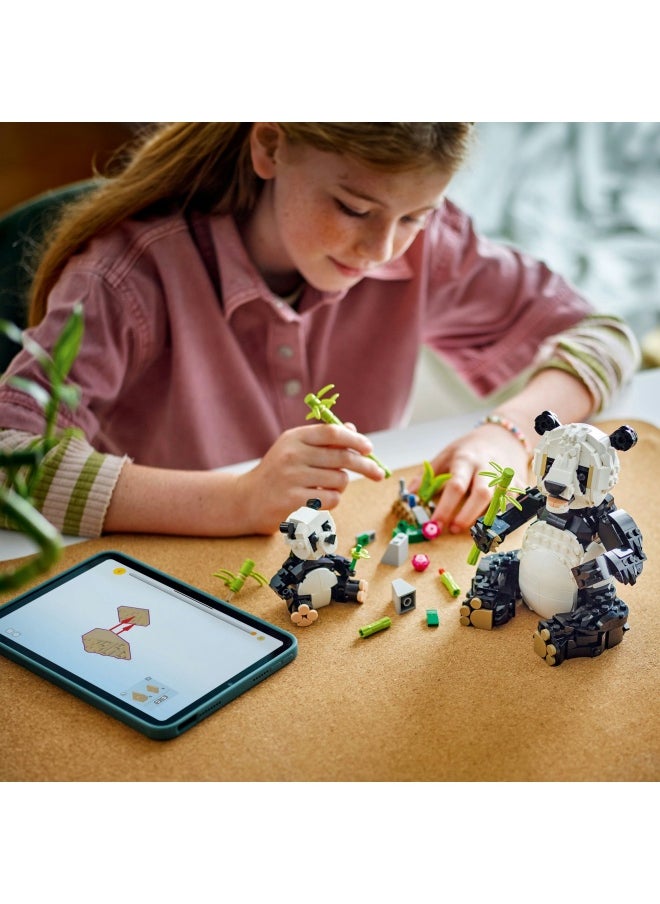 LEGO Creator 3in1 Wild Animals: Panda Family Toy Playset 31165 (626) Pieces  - Image 4
