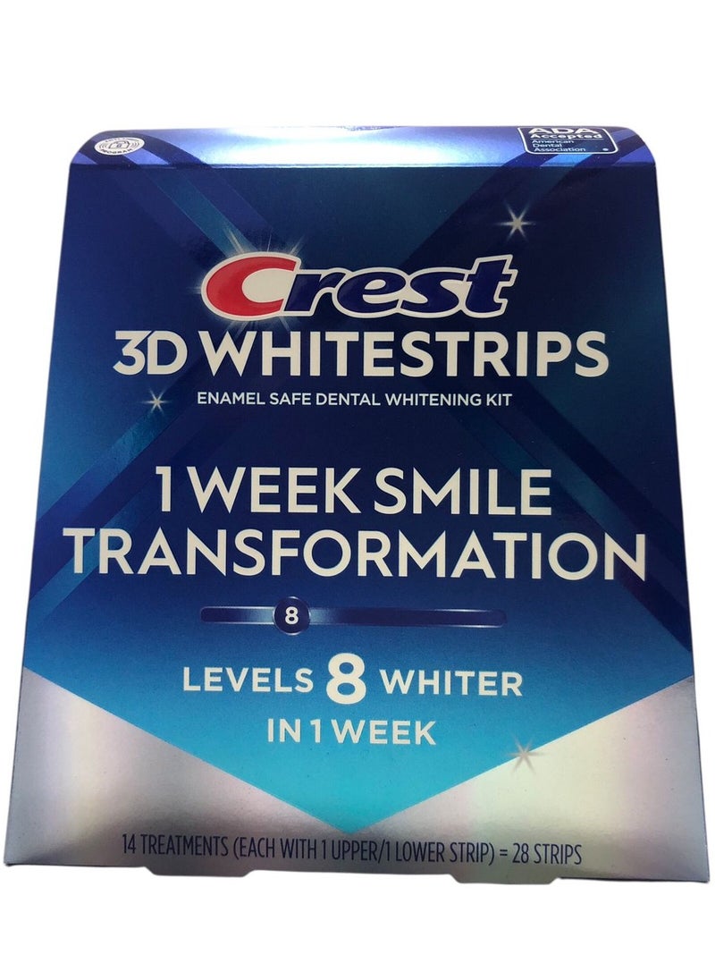 Crest - Crest, 3D Whitestrips , Dental Whitening Kit, Glamorous White, 28 Strips - Image 1
