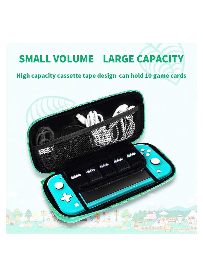 Switch Lite Carrying case-Newest Animal Crossing Turquoise Sires Hardshell Pouch Bag for Nintendo Switch Lite Console & Accessories with 8 Game Cartridges - Image 2