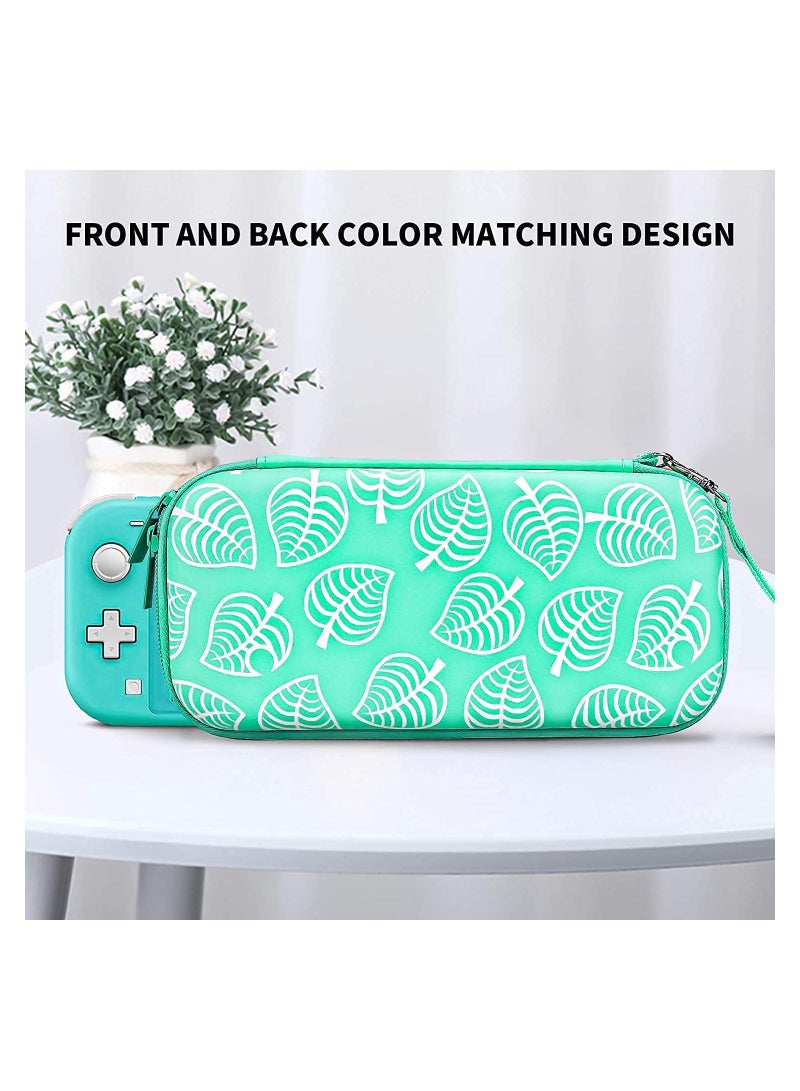 Switch Lite Carrying case-Newest Animal Crossing Turquoise Sires Hardshell Pouch Bag for Nintendo Switch Lite Console & Accessories with 8 Game Cartridges - Image 5