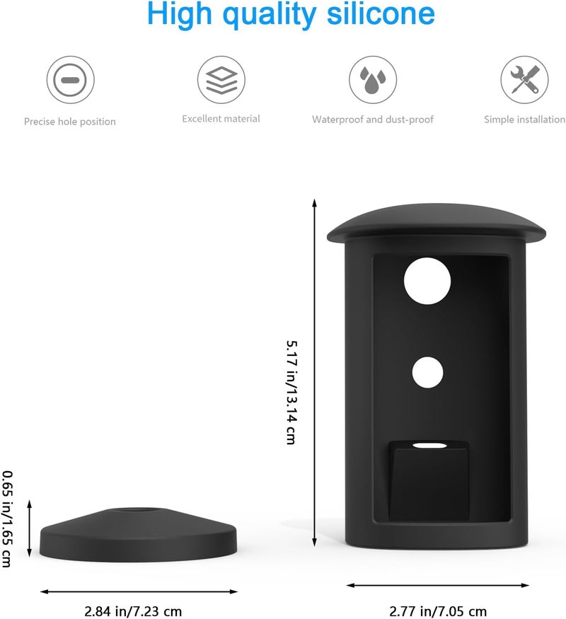 هولاكا غطاء سيليكون واقي لكاميرا Ring Outdoor Cam Pro، الموصولة بالقابس (الجيل الثاني) - Image 3