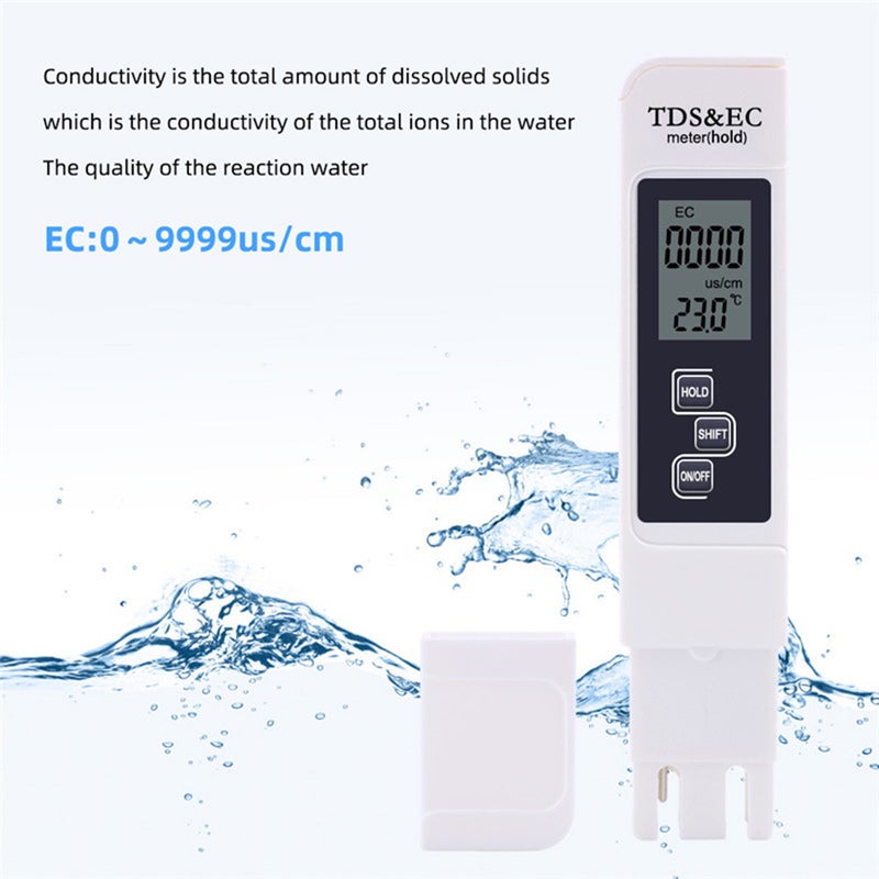 3-in-1 Multifunctional Water Quality Detector Portable TDS Pen Tester EC Meter Accurate Water Quality Measurement Tool - Image 3