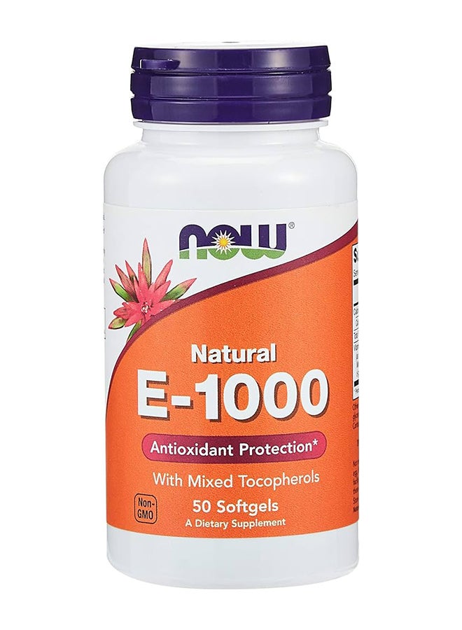 now E-1000 Da Softgel 50
