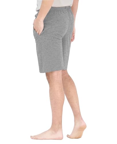 Andrew Scott Men's Lounge Shorts | Drawstring & Pockets Cotton PJ-Sleep Short Bottoms | Multi Packs - Image 3