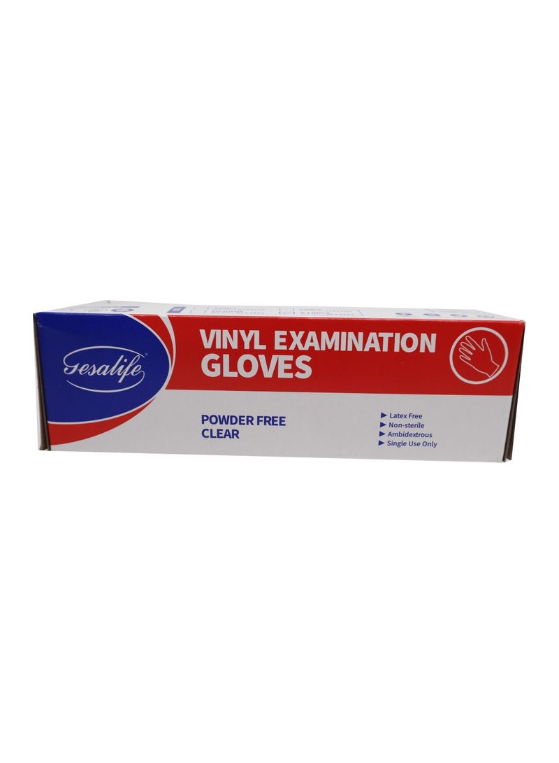 Gesalife 100-Piece Disposable Powder-Free Vinyl Gloves X-Large - Image 3