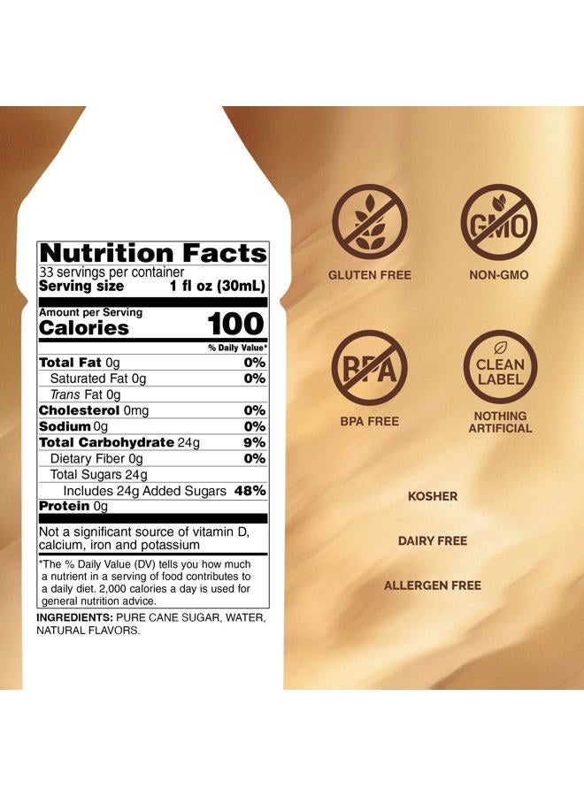 Monin Peppermint Syrup, Cool Tingle of Candy Cane, Natural Flavors, Great for Cocoas, Mochas, Smoothies, and Sodas, Non-GMO, Gluten-Free (1 Liter) - Image 2