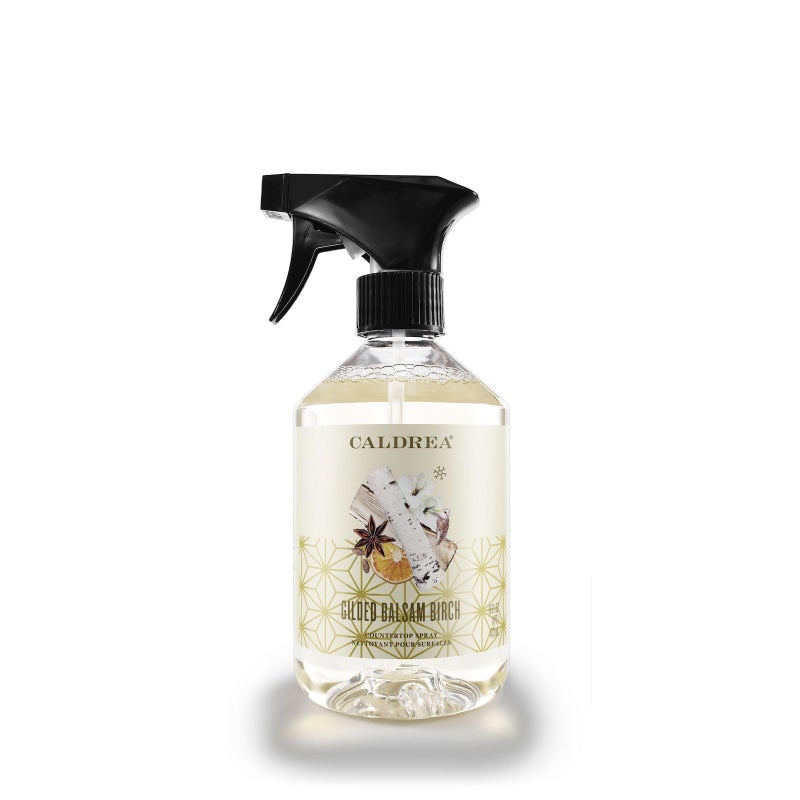 Caldrea Multi-surface CounterTop Spray Cleaner, Made With Vegetable Protein Extract, Gilded Balsam Birch Scent, 16 Oz - Image 1