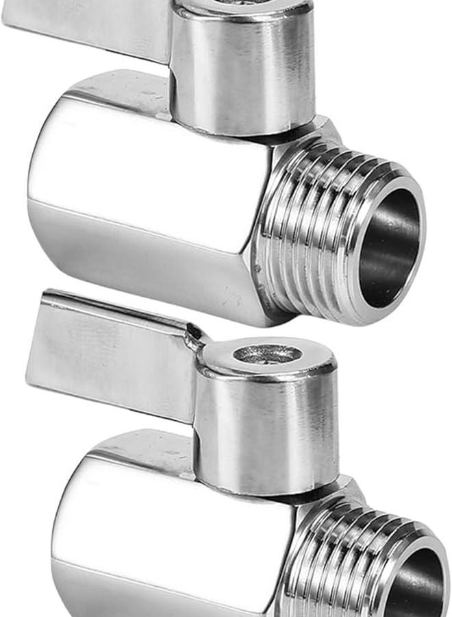 2Pcs 316 Stainless Steel Mini Ball Valve NPT 1 Inch Full Port For Water Air Oil Gas - Image 2