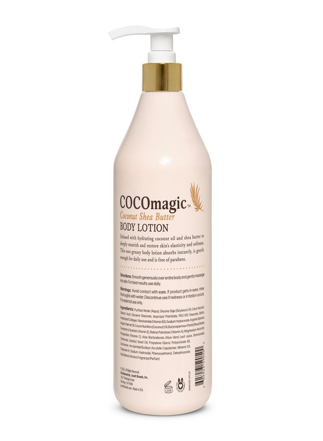Cocomagic Coconut Shea Butter Body Lotion | Deeply Hydrating & Non-Greasy Moisturizer for Soft, Smooth Skin | Paraben-Free & Gentle for All Skin Types (32 Fl Oz) - Image 2