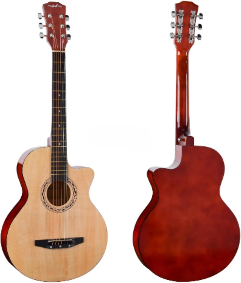 MegArya 38C Acoustic Steel-String Guitar with Carry Bag - Image 1