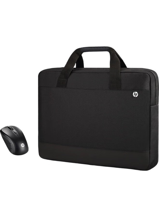 HP Laptop Bag Notebook Bag Mouse Set 15.6 Inch Laptop Briefcase Wireless Mouse Business Office Laptop Bag Men And Women Splash-Proof Notebook Bag - Image 2