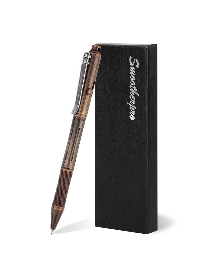 قلم عمل مسمار نحاسي صلب متوافق مع بايلوت G2 عبوة مشبك من الفولاذ المقاوم للصدأ ثقيل الوزن لمرض باركنسون والتهاب المفاصل ومطلي بالنحاس باللون الأسود القديم (Rg335) - Image 1