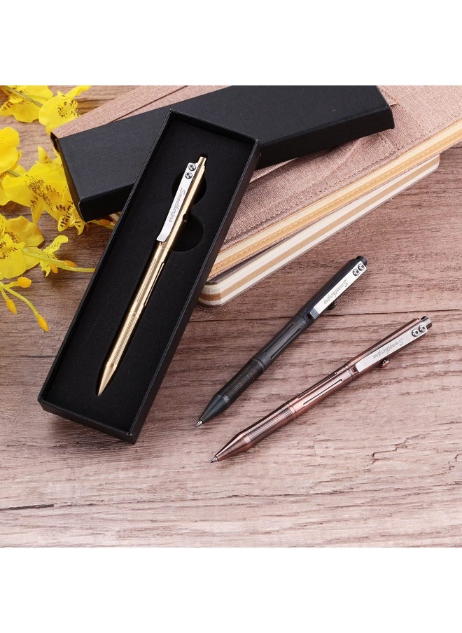 Solid Brass Bolt Action Pen Compatible With Pilot G2 Refill Stainless Steel Clip Heavy Weight For Tremor Parkinson Arthritic Hands Copper Plated Retro Black (Rg335) - pzsku/Z90E0353E1AEA14A9485EZ/45/_/1720520010/a75577a1-4c71-434b-bc2e-cb5d4a3d62f9