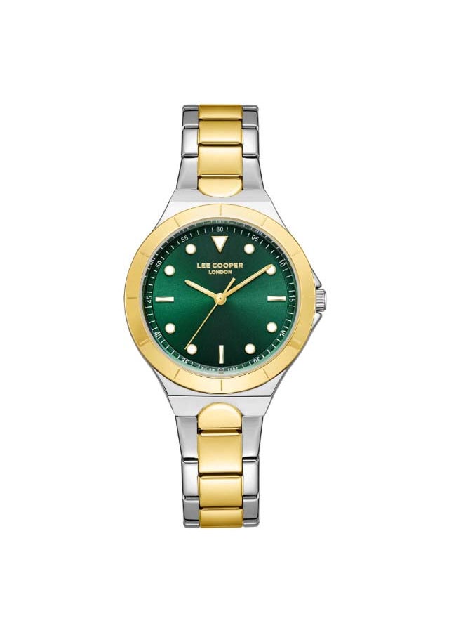 Lee Cooper Women's Analog Green Dial Watch - LC07999.270  - Image 1