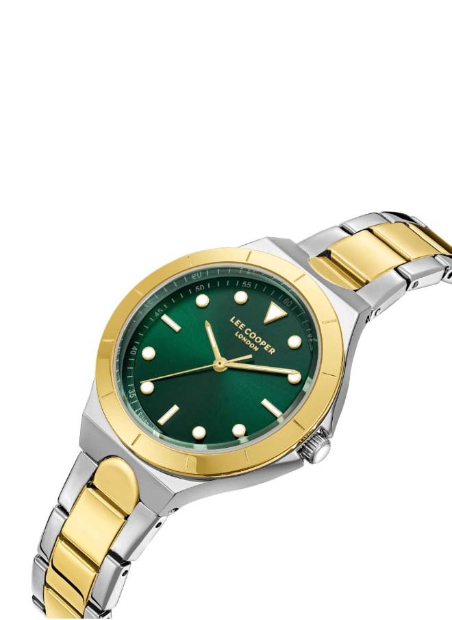 Lee Cooper Women's Analog Green Dial Watch - LC07999.270  - Image 2