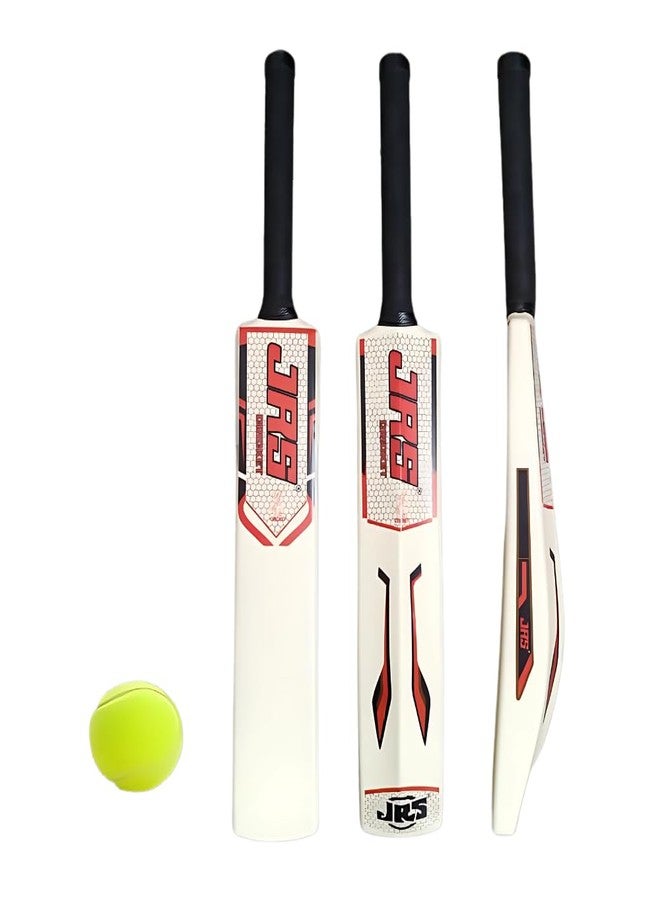 جي ار اس مجموعة أدوات الكريكيت للمبتدئين: مضرب وكرة تنس للأطفال (مقاس 3 للأعمار من 6 إلى 8 سنوات) - Image 2