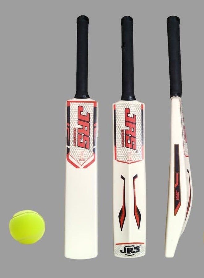 جي ار اس مجموعة أدوات الكريكيت للمبتدئين: مضرب وكرة تنس للأطفال (مقاس 3 للأعمار من 6 إلى 8 سنوات) - Image 3