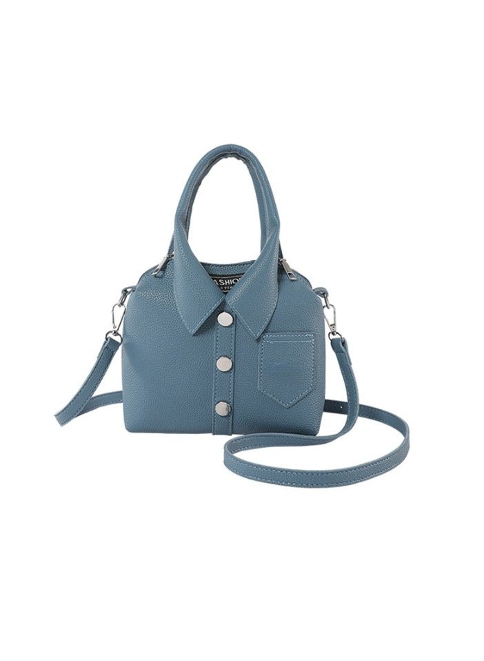 AROAQ Women Handbag, Lightweight Elegant Design Women Shirt Bag, High Quality Material Compact Crossbody Bag, Soft And Durable Shoulder Bag For Women, (1pc, Blue) - Image 1